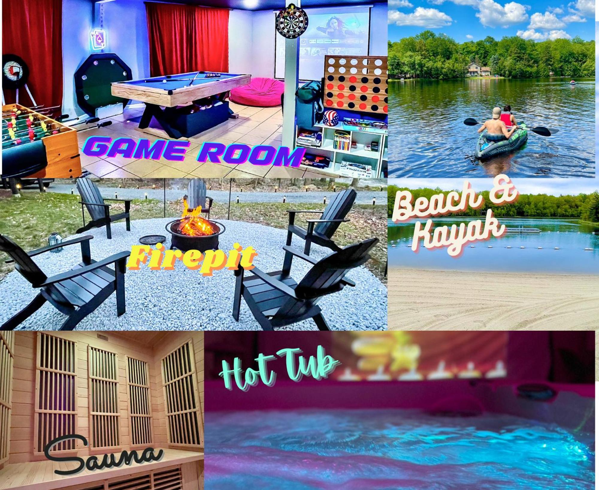 Zen Spa Oasis Retreat Sauna/Hotub/Firepit/Fun/Gameroom Blakeslee エクステリア 写真